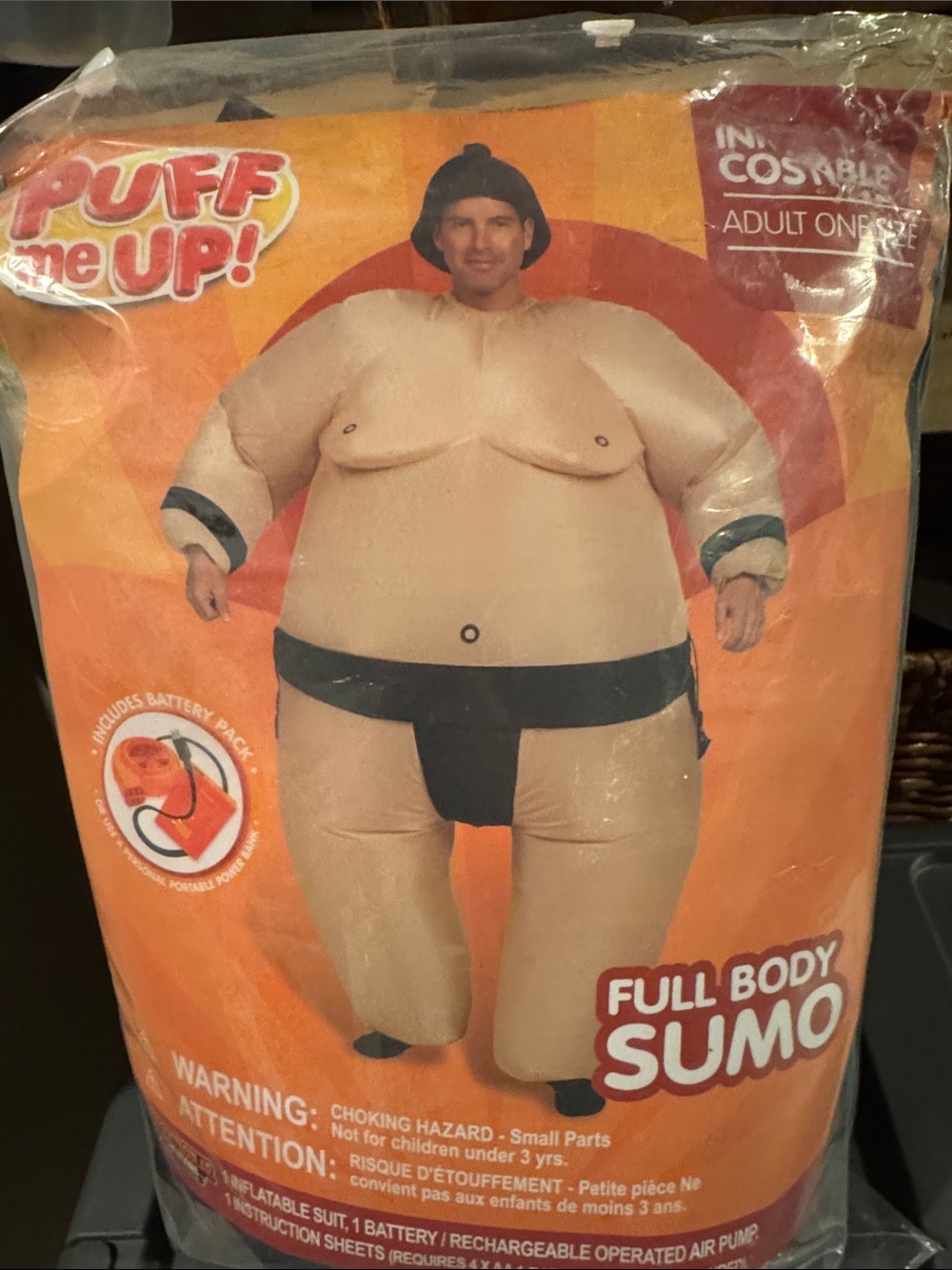 Halloween - full Body Sumo Inflatable Costume adult one size